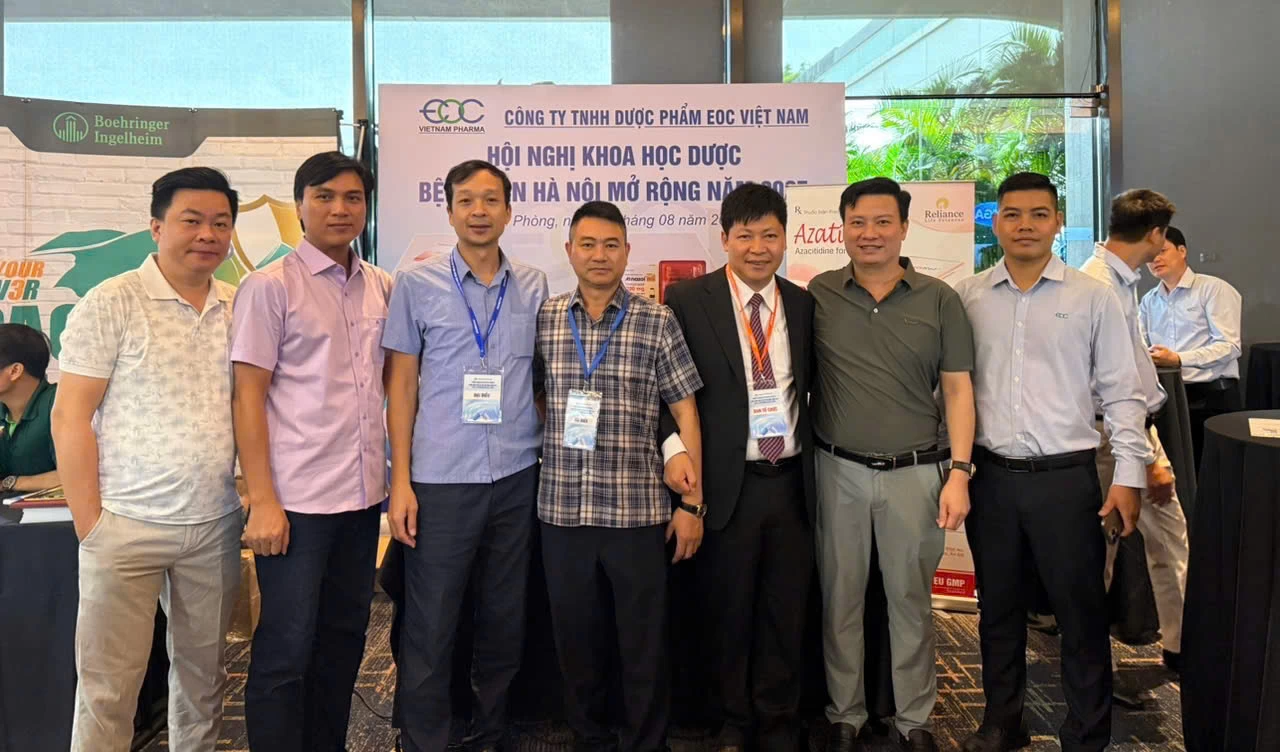 EOC Việt Nam tham dự Hội Nghị Khoa Học Dược Bệnh Viện Hà Nội Mở Rộng năm 2025 tại Hải Phòng